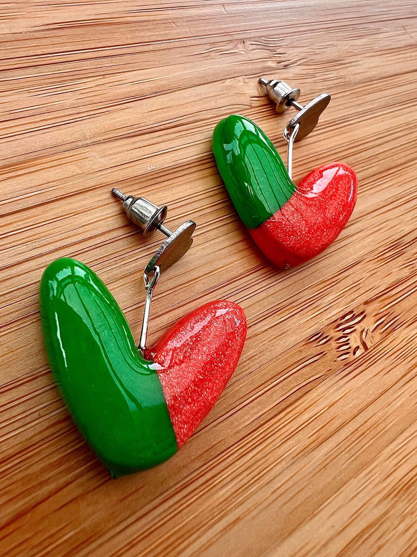 Обеци "Смело сърце"