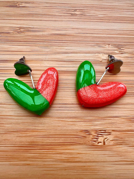 Обеци "Смело сърце"