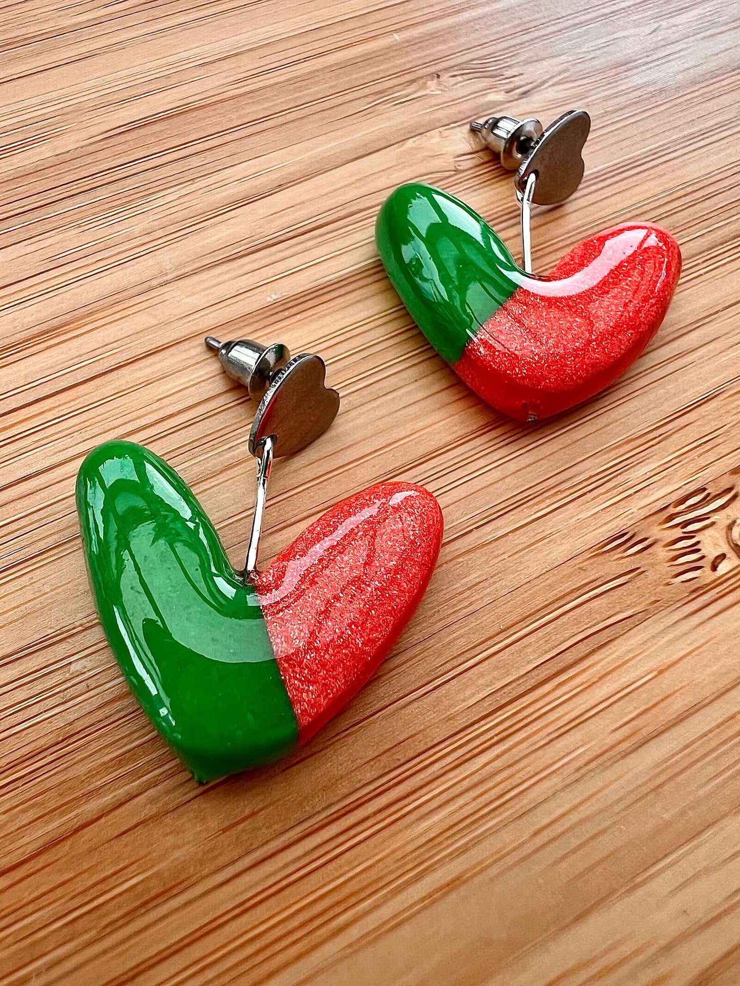 Обеци "Смело сърце"