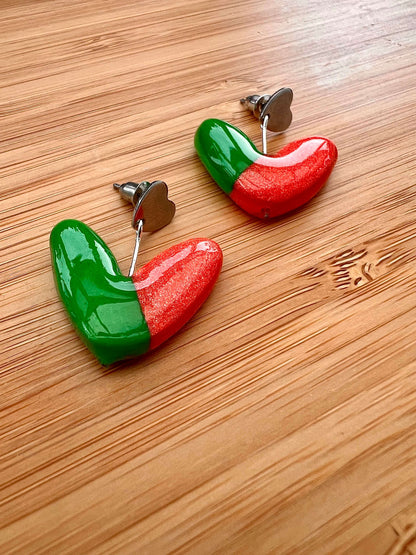 Обеци "Смело сърце"