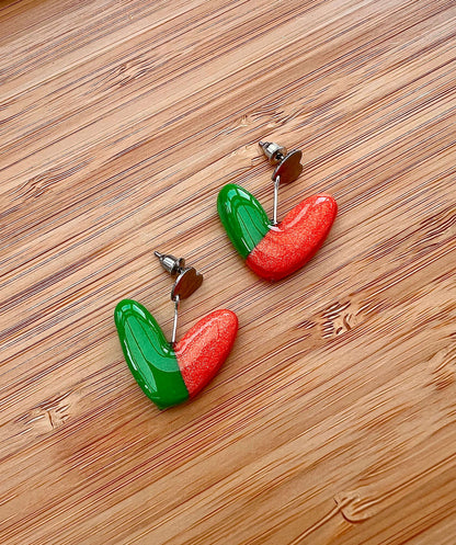 Обеци "Смело сърце"