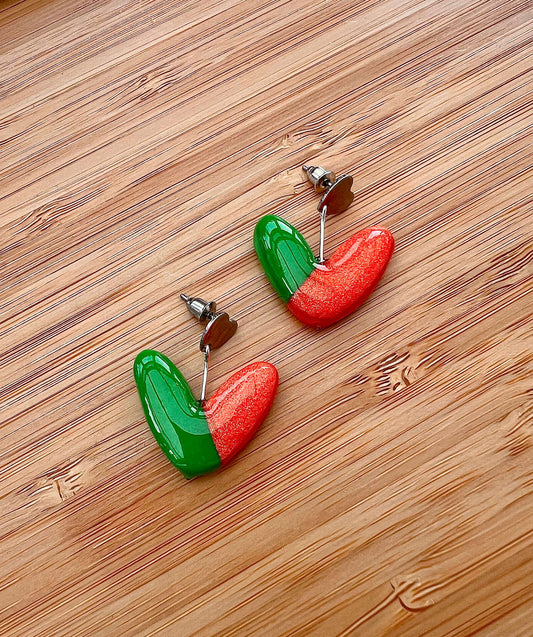 Обеци "Смело сърце"