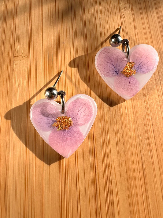 Обеци „Blooming Heart“